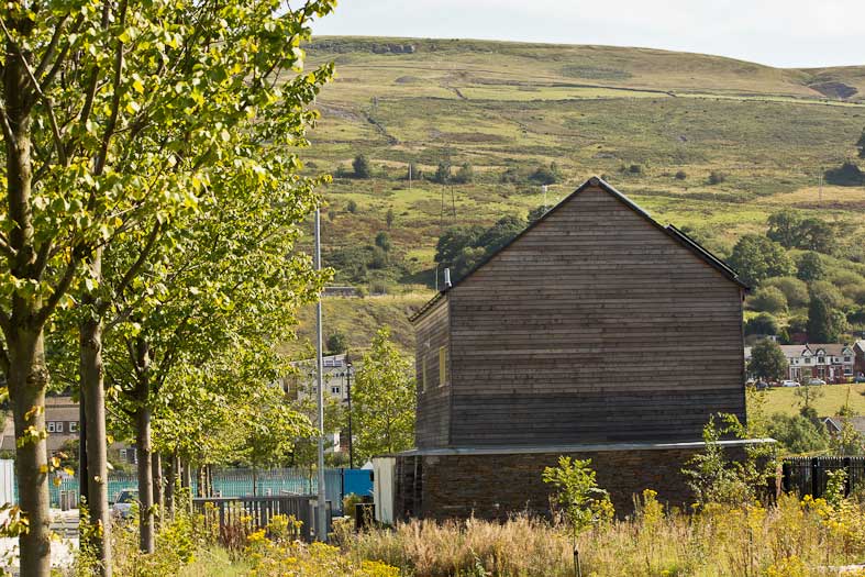 View towards west elevation