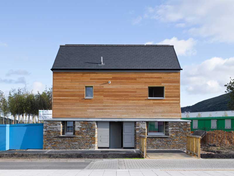 Larch House street elevation