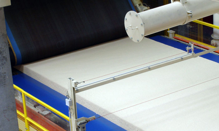 the material after pressing