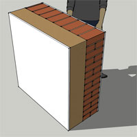 masonry timber wood fibre insulation render