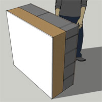 dense aggregate block twood fibre insulation render