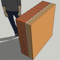 existing brick insulation clay plaster