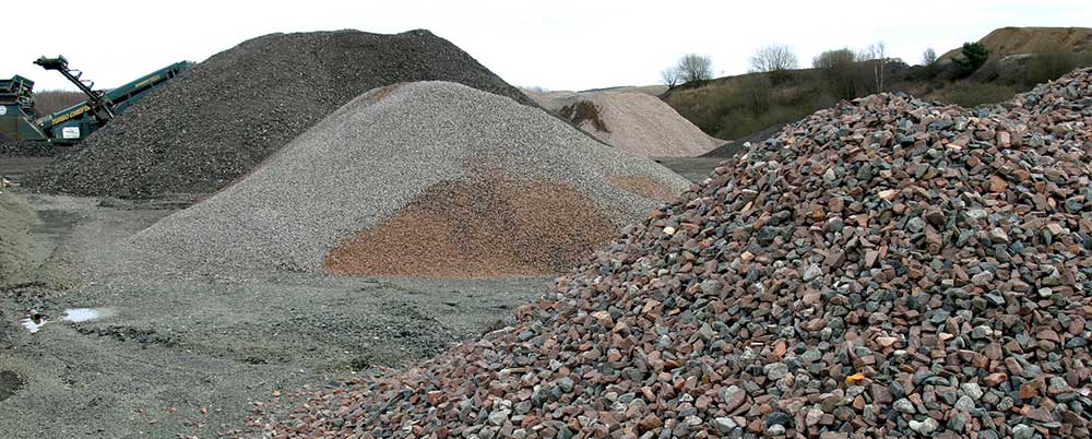 Aggregates Pile
